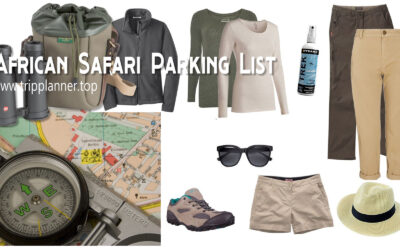 Tanzania Safari Recommended Packing List